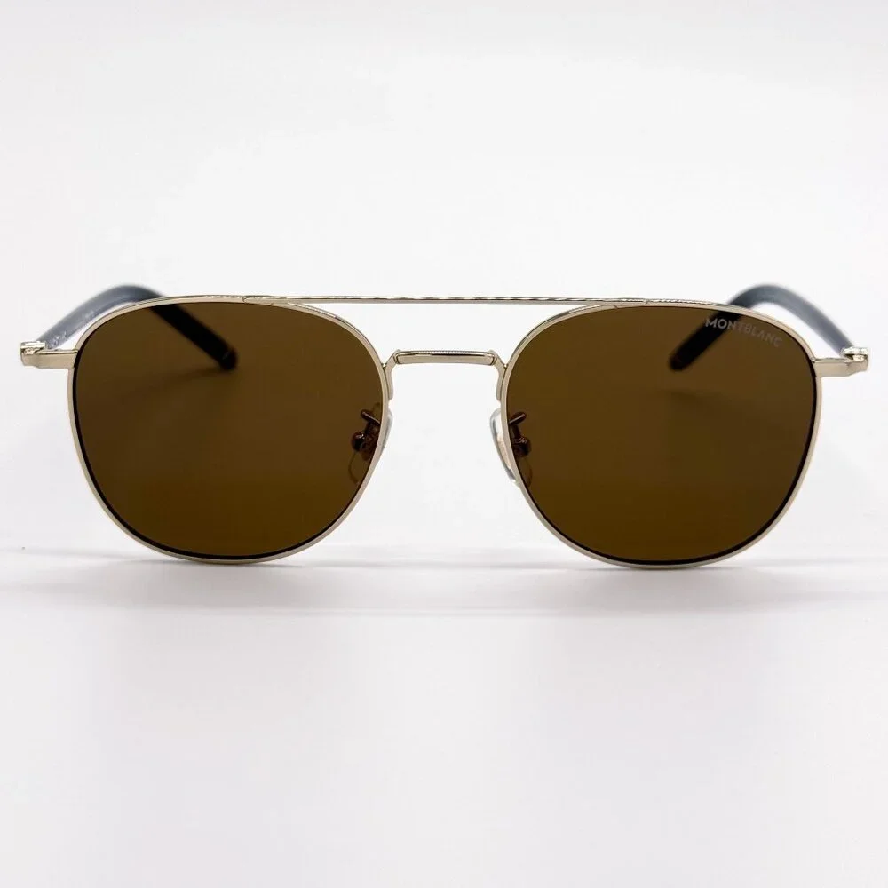 NEW MONTBLANC SUNGLASSES MEN BLACK/BROWN MB0271S 004 EYEWEAR MONTBLANC
